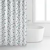 Image de Rideau De Douche Polyester Motif Points - 180x200 Cm - Bleu