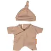 Image de Miniland Brauner Pyjamas Mit Hut Für 21 cm Puppe