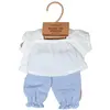 Image de Miniland Sommerbluse Und Hose Für 38 cm Puppe