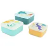 Image de Miniland, Récipients à nourriture pour bébés, Snackbox-3 Jurassic