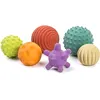 Image de Miniland jeu de balles 7 cm caoutchouc 6 pièces