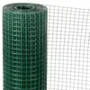 Image de Grillage métal plastifié "Fensanet Plast 12" - 0,50 x 5 m - 12,7 x 12,7 x 0,65/0,9 mm - Vert