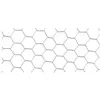 Image de Grillage métalique 1 x 25 m - maille 19 x 0,7 mm - structure hexagonale - triple torsion
