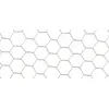 Image de Grillage métalique 1 x 25 m - maille 13 x 0,7 mm - structure hexagonale - triple torsion