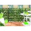 Image de INTERMAS - Treillis de balcon osier + feuilles synthétiques 1 x 2m GREENLY