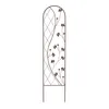 Image de Treillis floral zen" Yin and Yang" 0,35 x 1,50 m - Marron