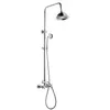 Image de Colonne de douche avec robinet mélangeur retro - chrome