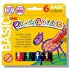 Image de Stick de peinture gouache solide 10 g - 6 couleurs assorties - BASIC ONE - PLAYCOLOR