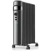 Image de Taurus Alpatec Agadir 2000 - Radiateur à huile - mobile - 2 kWatt - noir