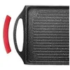 Image de Lacor 24134-placha-grill aluminium fundido34x 26eco-piedra, couleur noir, 45x 27x 6cm