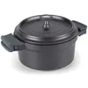 Image de Cocotte 28 cm en fonte d'aluminium avec couvercle - Lacor - Noir - Fonte Aluminium