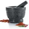 Image de Mortier et pilon en granit 16cm Lacor 60516