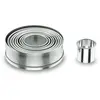 Image de Lacor 68069 emporte-pièces boîte de 9 découpoirs ronds unis en inox