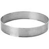 Image de Lacor 68550 cercle rond perforé acier inoxydable gris 20 cm