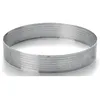 Image de Cercle à Tarte Rond Perforé 24cm Inox