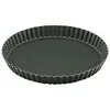 Image de Moule En Aluminium Pour Tarte Avec Fond Amovible 28cm
