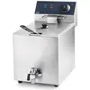 Image de Lacor 69468 69468 Friteuse électrique avec robinet 3250 W 8 L Acier inoxydable, Friteuse, Argent