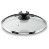 Image de Couvercle en verre bord inox 18 cm - Lacor - Transparent - Verre