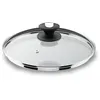 Image de Couvercle en verre bord inox 20 cm - Lacor - Transparent - Verre
