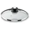 Image de Couvercle en verre bord inox 22 cm - Lacor - Transparent - Verre