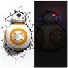 Image de 3DLightFX, Lampe pour enfant, Star Wars: 3D Deco Light BB-8