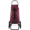 Image de Poussette de marché 6 roues 43l bordeau Rolser IMX399 Burdeos