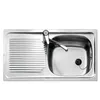 Image de Évier simple teka 3001 e/50 1c acier inoxydable