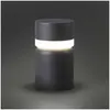 Image de Balise Gris Fonce Led 6W H25cm-Sete - FARO - 75521