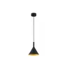 Image de Suspension noir/or Pam L16,5