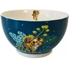 Image de Bol bleu en Porcelaine TIGER 480 ml
