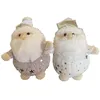 Image de Lot de 2 PERE NOEL Décorations De Sapin en peluche à Suspendre