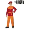 Image de Déguisement pour Enfants Page Rouge (4 Pcs) (Taille 5-6 Ans)
