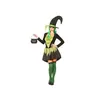 Image de Costume avec Chapeau - Sorcière Verte Taille : M/L - 40/42