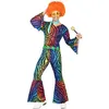 Image de Combinaison Disco - Funky Rainbow - Homme Taille : M/L - Déguisements et fêtes