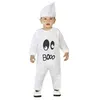 Image de Déguisement pour Bébés Fantôme Blanc (2 Pcs) (Taille 6-12 Mois)
