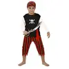 Image de Deguisement Enfant Le Pirate Jambes Rouges - 8/10 ans (128 à 140 cm) ATOSA
