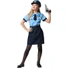 Image de Déguisement Policière uniforme - Fille - 3/4 ans (96 à 104 cm) ATOSA