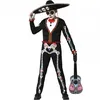 Image de Déguisement squelette mariachi mexicain - Garçon - 7/9 ans (122 à 134 cm) ATOSA