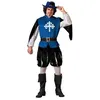 Image de Déguisement Homme Mousquetaire Bleu