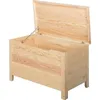 Image de Coffre Rangement En Pin Massif - 70x48x40cm