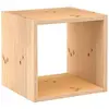 Image de Cube De Rangement 1 Case En Pin Massif