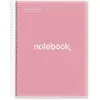 Image de Miquelrius, Cahier + bloc-notes, Notizbuch A4 80 SQU.90G PP EMOTIONS pink (A4, Quadrillé, Couverture souple)