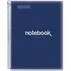 Image de Miquelrius, Cahier + bloc-notes, Notizbuch 5 A4 120 SQU 90G PP EMOTIONS NAVY MR (A4, Pointillés)