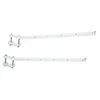 Image de Sauvic 89410-séchoir de balustrade adaptable, blanc