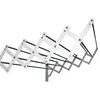 Image de Sauvic 89755-Séchoir extensible, plastifié blanc avec 10 barres en aluminium, 80 cm.