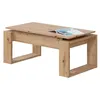 Image de Table basse relevable - BALTIK - Rectangulaire - Chene - Sur pieds - 105 x 55 x 45 cm