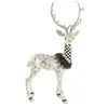 Image de DKD Home Decor, Décorations de Noël, Christmas bauble Black Golden Reindeer 35 x 18 x 55 cm