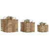 Image de DKD Home Decor, Décorations de Noël, Christmas bauble Natural 25 x 25 x 25 cm (3 Pieces)