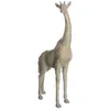 Image de Statue girafe aspect argile 50 cm