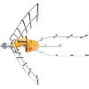 Image de Televes LTE700 TForce Ellipse Boss UHF -antenni 470-698 MHZ (Antenne parabolique, 38 dB, DVB-T / -T2), Parabole + antenne, Orange, Argent
